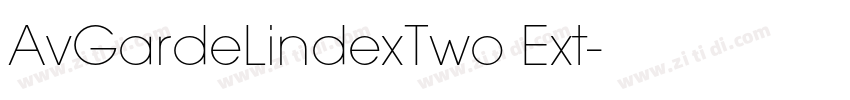AvGardeLindexTwo Ext字体转换